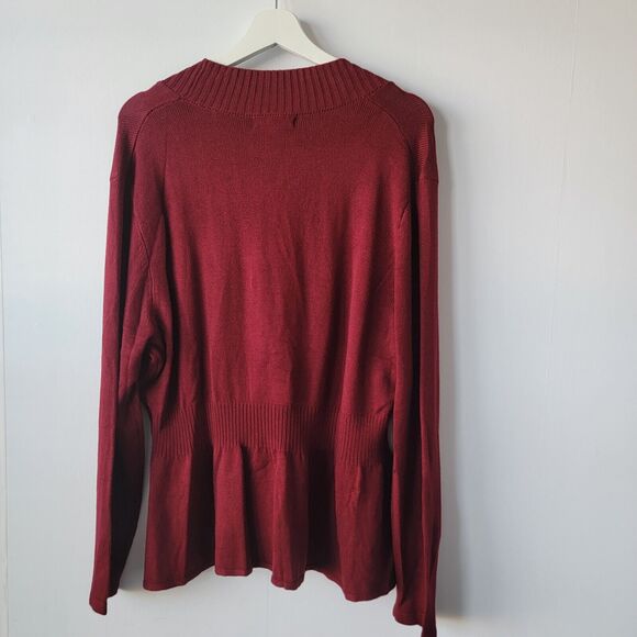 grace karin womens cardigan size 2XL long sleeve  peplum Button Down - Picture 2 of 7